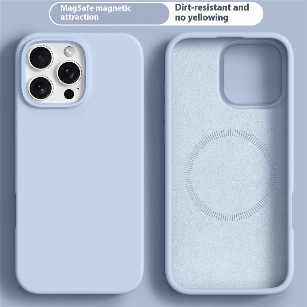 iPhone 16 Pro Max 2-in-1 Silicone & Hard Plastic Case - MagSafe Compatible - Light Blue