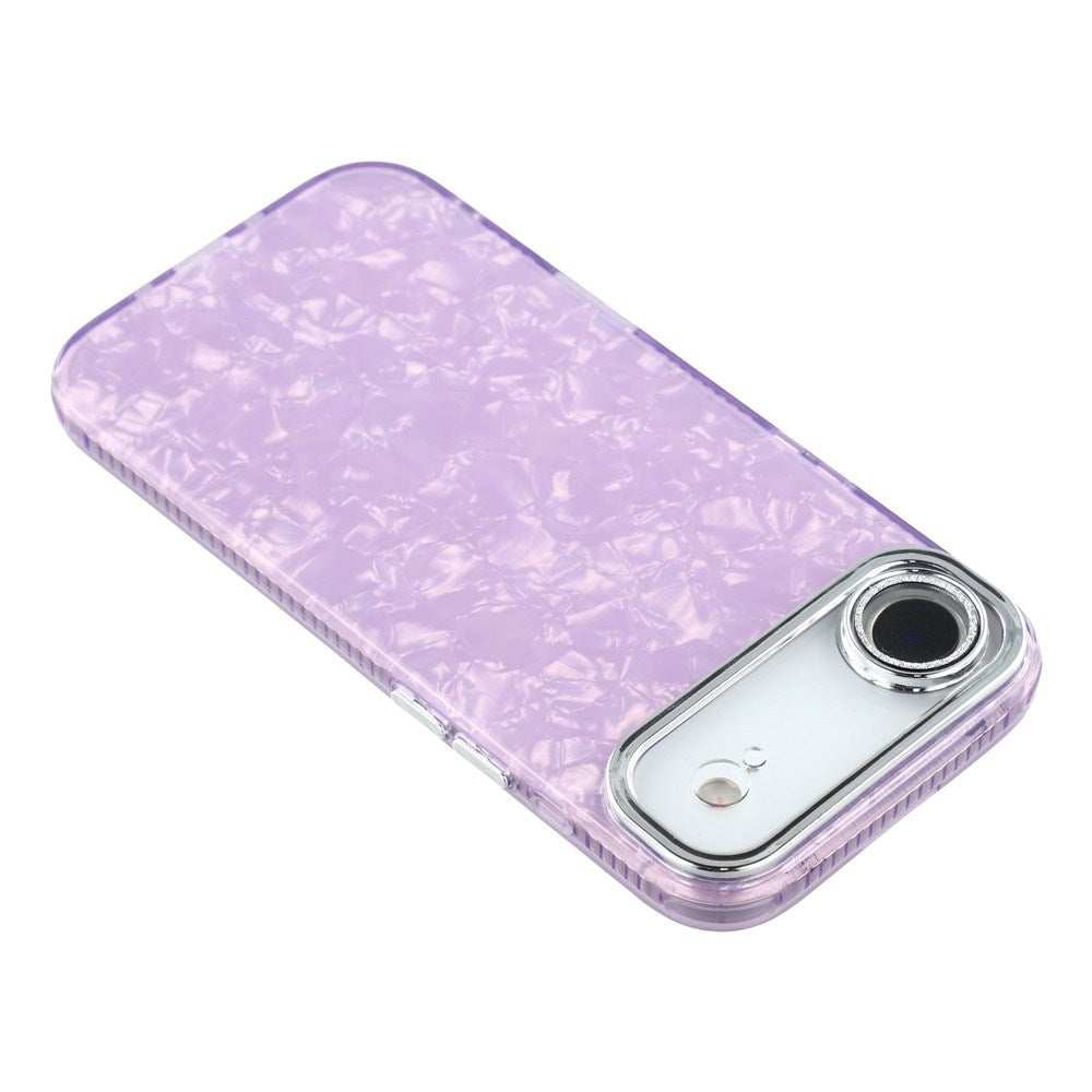 EIDERWOOD iPhone Air Hybrid Plastic Case with Built-in Camera Lens Protection - Pearlescent Pattern / Purple