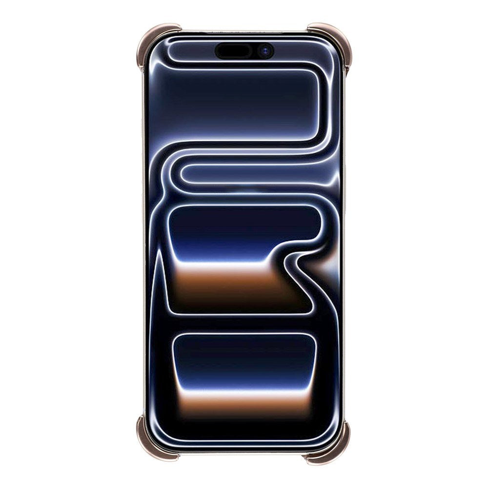 iPhone 17 Pro Two-Piece Metal Bumper Case with Stand & Lens Protector - Gold
