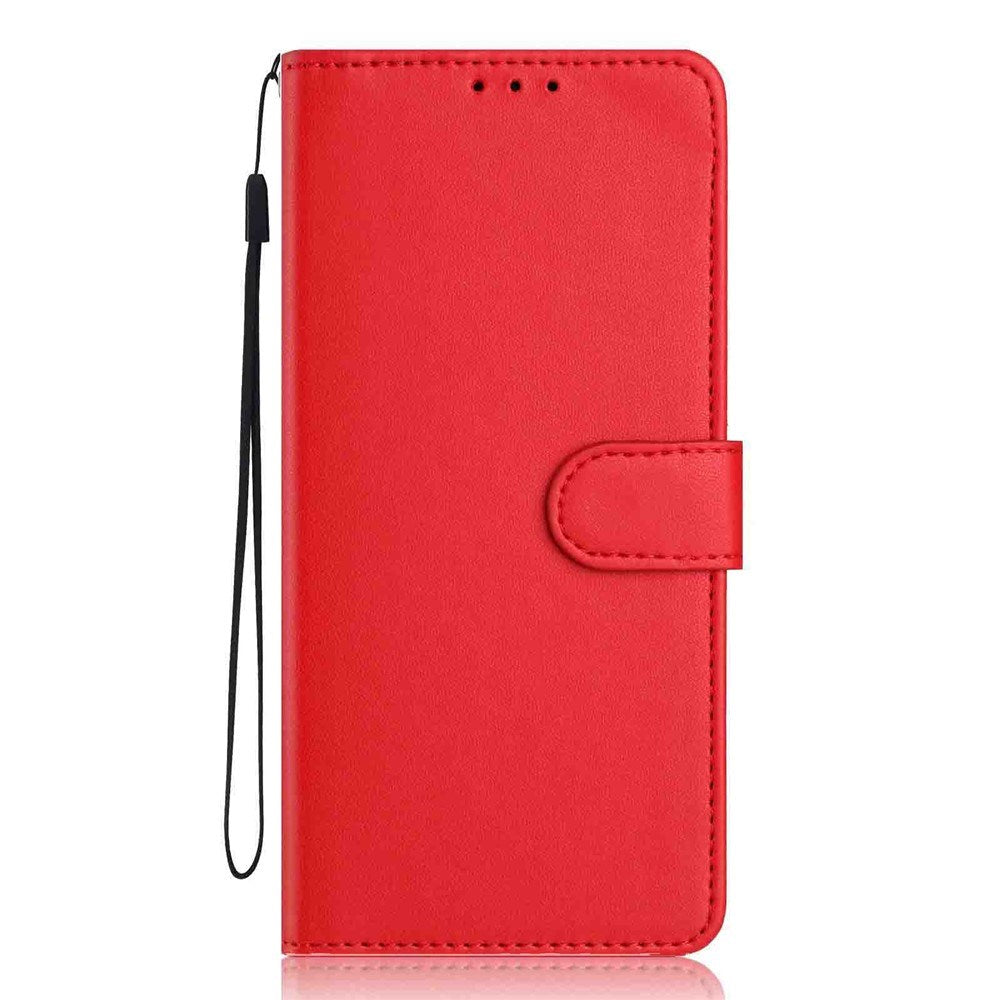 Motorola Moto G86 Power EIDERWOOD Faux Leather Case with Strap & Card Holder - Red