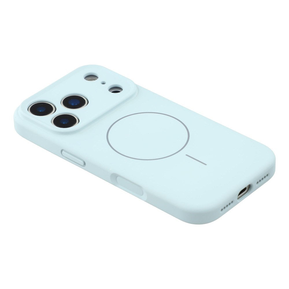 EIDERWOOD iPhone 17 Pro Flexible Plastic Case with Lined Inside - MagSafe Compatible - Light Blue