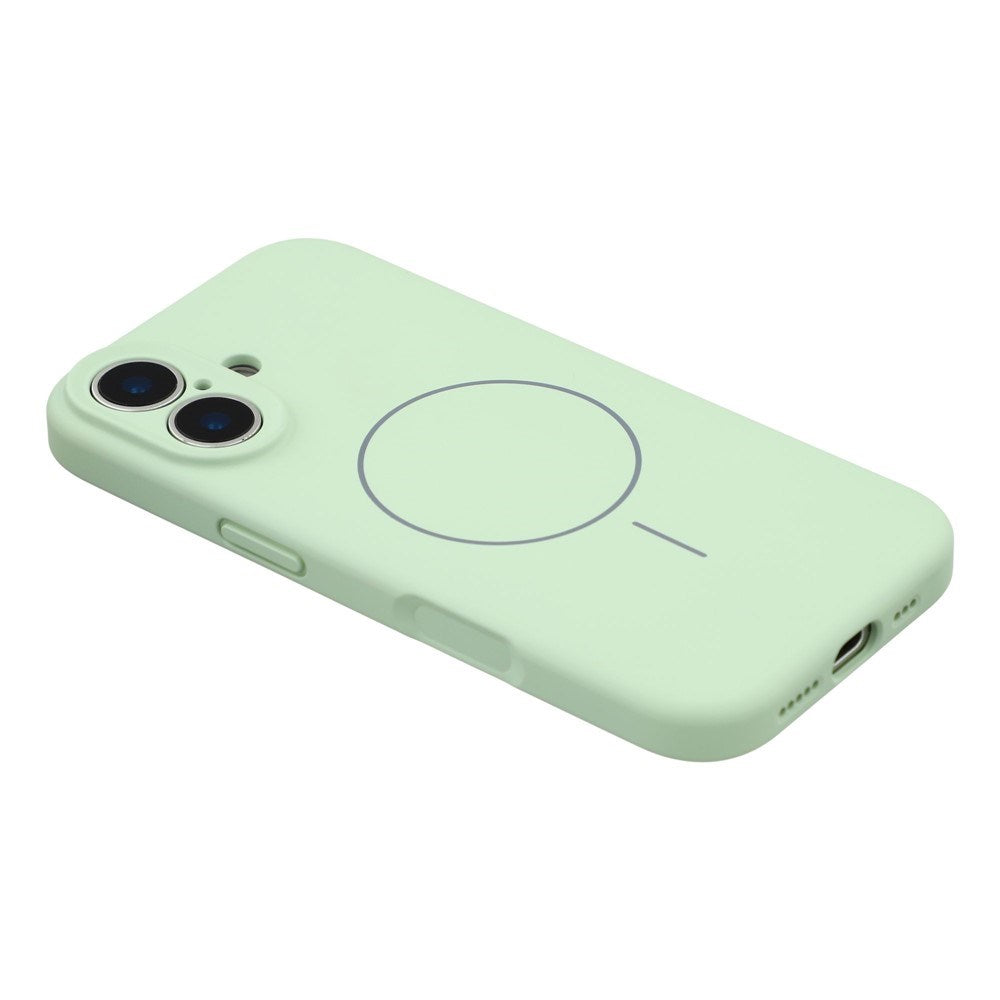 EIDERWOOD iPhone 17 Flexible Plastic Case with Lined Inside - MagSafe Compatible - Mint Green