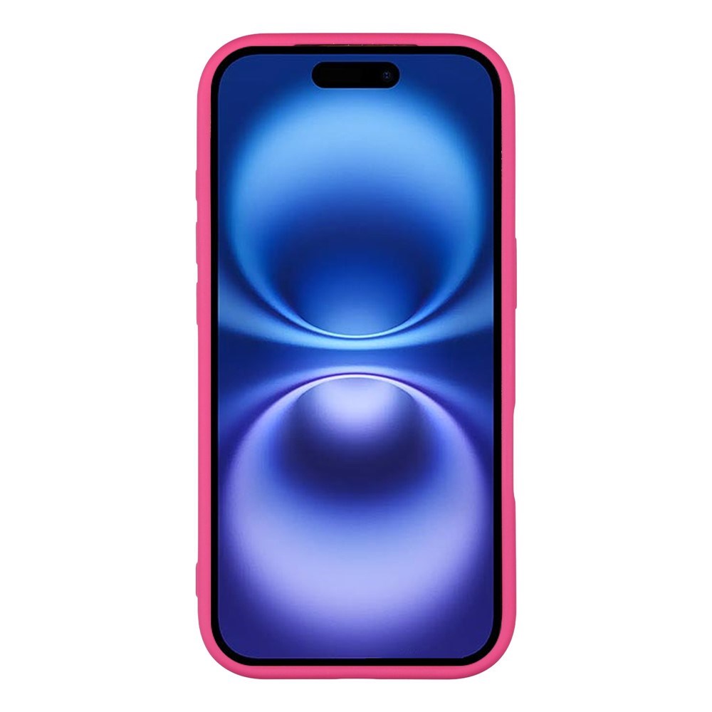 EIDERWOOD iPhone 17 Flexible Plastic Case with Lined Inside - MagSafe Compatible - Hot Pink