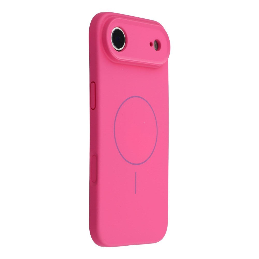 EIDERWOOD iPhone Air Flexible Plastic Case with Lined Inside - MagSafe Compatible - Hot Pink