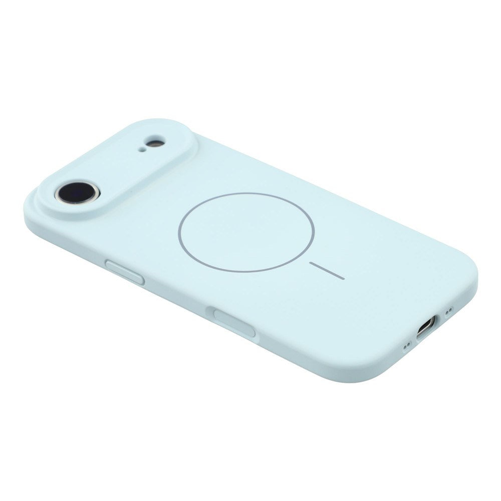 EIDERWOOD iPhone Air Flexible Plastic Case with Lined Inside - MagSafe Compatible - Light Blue