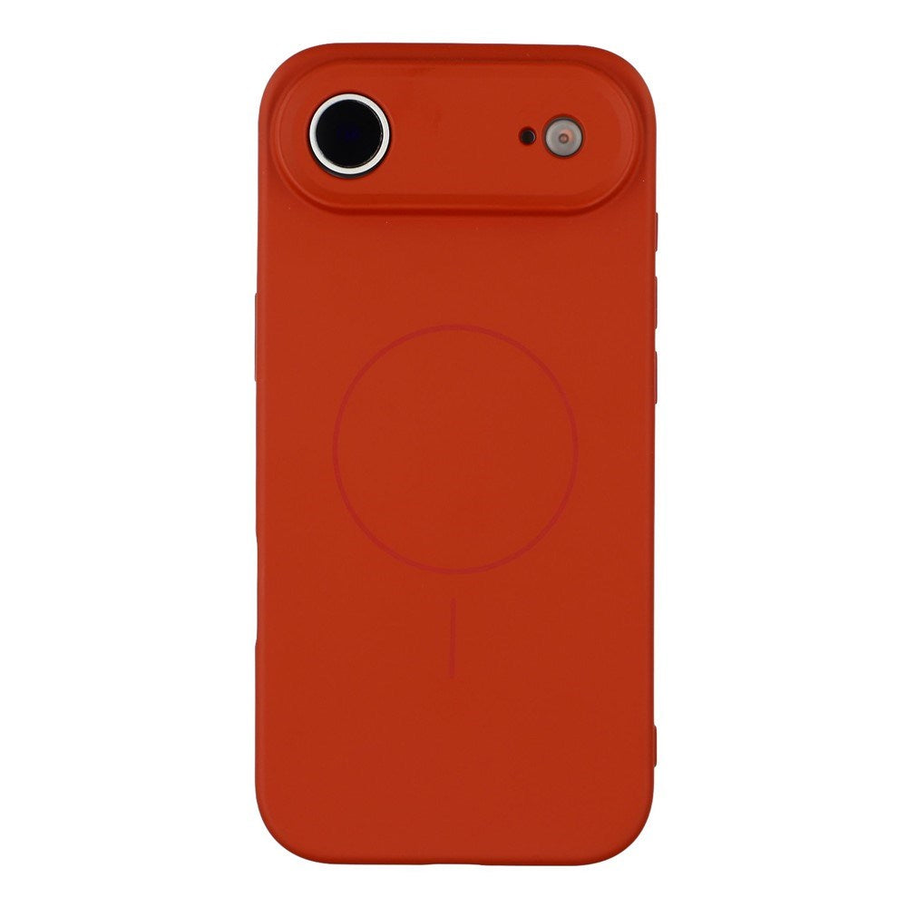 EIDERWOOD iPhone Air Flexible Plastic Case with Lined Inside - MagSafe Compatible - Dark Red