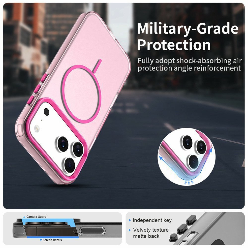 iPhone 18 Pro / 17 Pro EIDERWOOD Hybrid Plastic Case - MagSafe Compatible - Pink