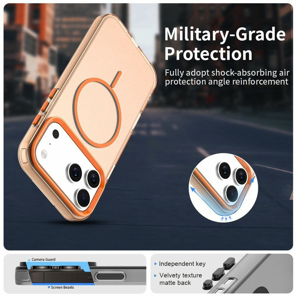 iPhone 18 Pro Max / 17 Pro Max EIDERWOOD Hybrid Plastic Case - MagSafe Compatible - Orange
