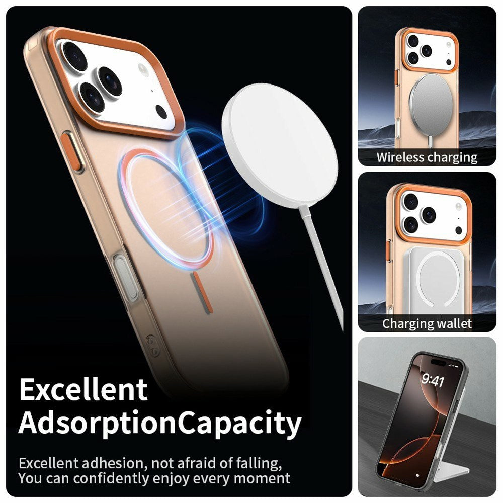 iPhone 18 Pro Max / 17 Pro Max EIDERWOOD Hybrid Plastic Case - MagSafe Compatible - Orange
