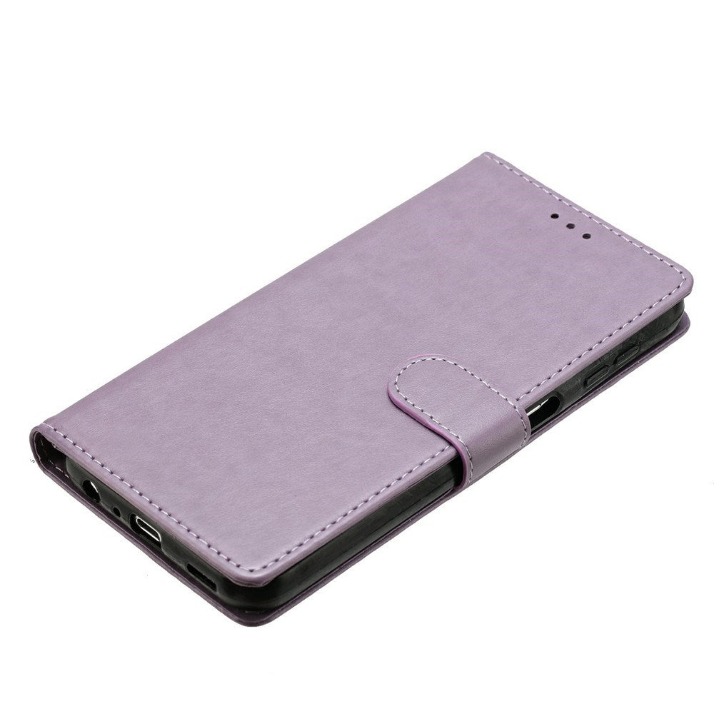 Samsung Galaxy S26 Ultra EIDERWOOD Leather Case with Strap & Card Holder - Purple