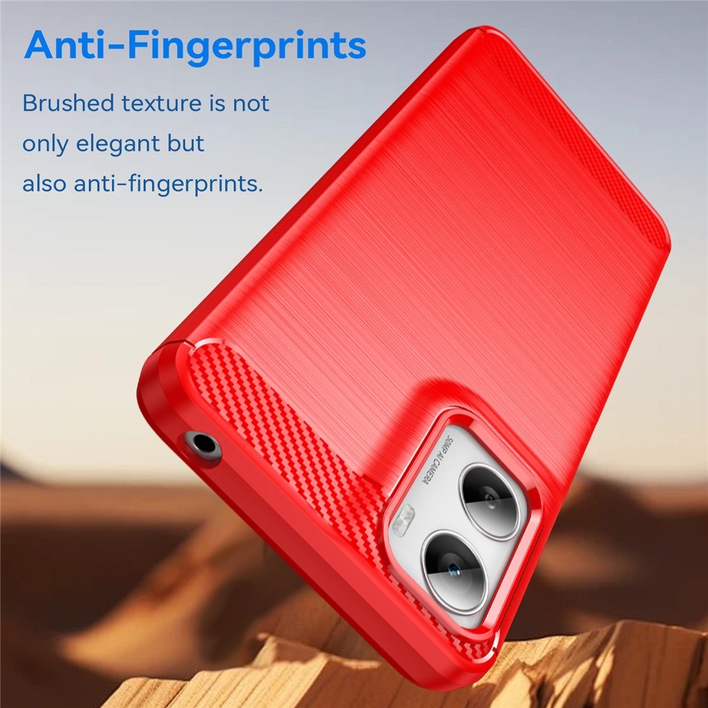 Motorola Moto G06 / G06 Power EIDERWOOD Carbon Fiber Case - Red