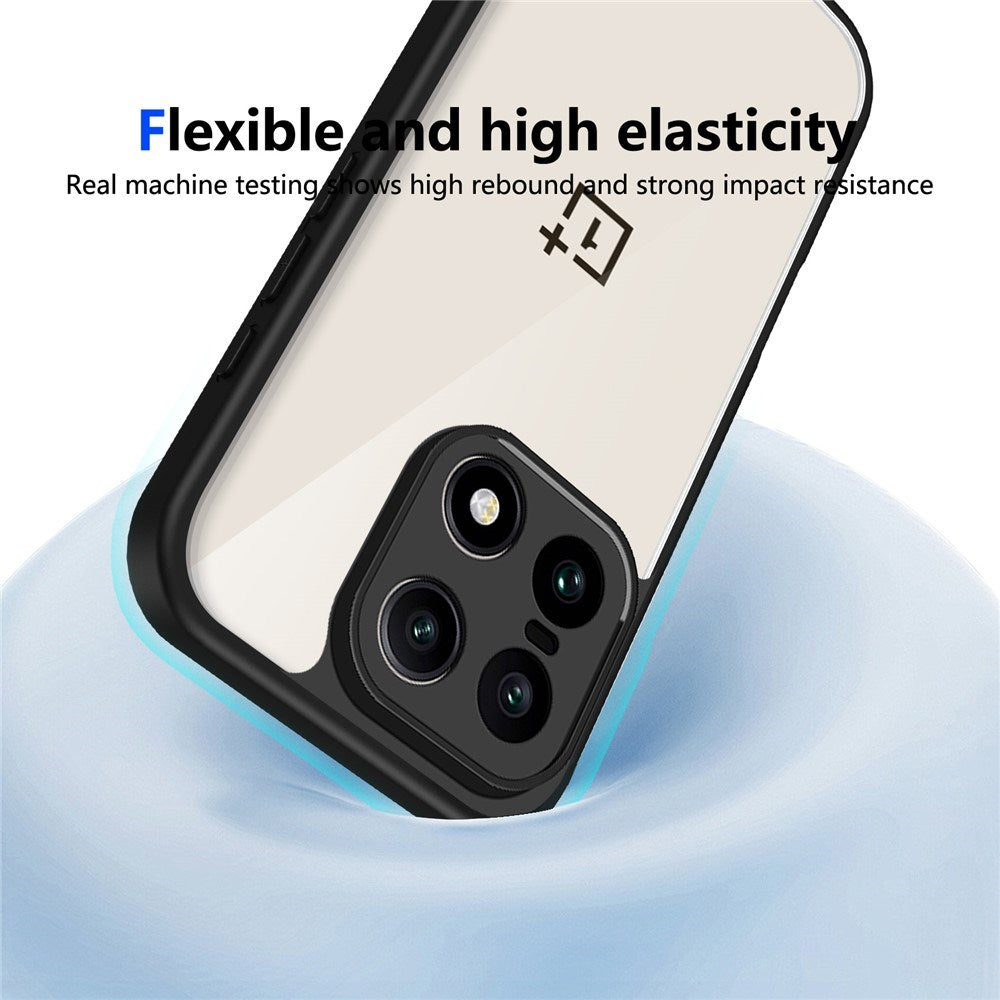 EIDERWOOD OnePlus 15 Flexible Plastic Case - Transparent/Black