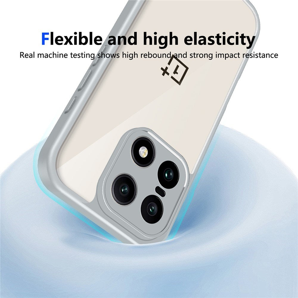 EIDERWOOD OnePlus 15 Flexible Plastic Case - Transparent/Grey