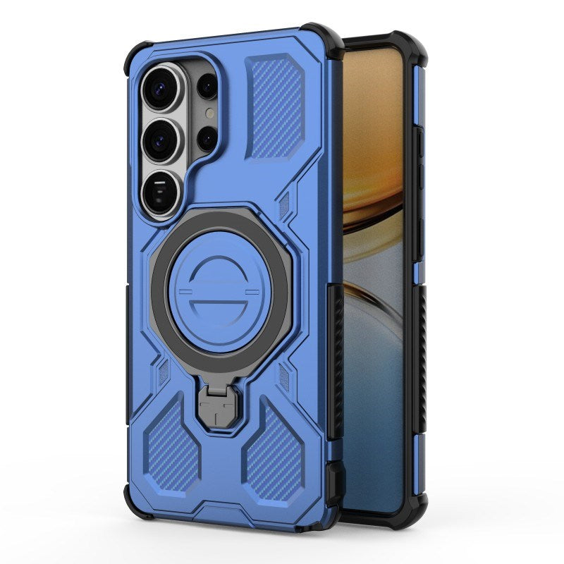 Samsung Galaxy S26 Ultra Tough Case with Kickstand - incl. 2 x Screen Protector - Blue