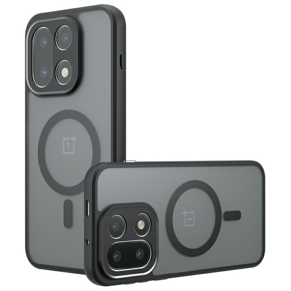 EIDERWOOD OnePlus 15 Matte MagSafe Case – Transparent/Black