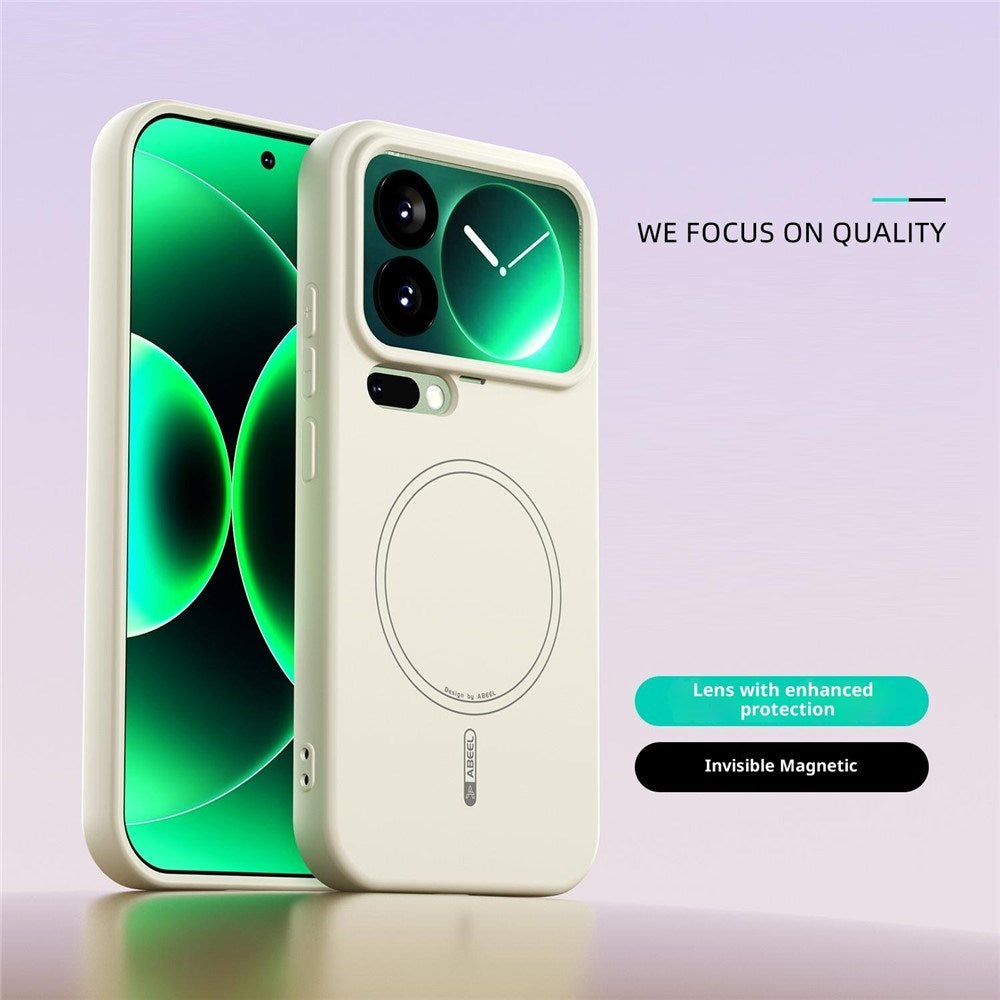 Xiaomi 17 Pro Silicone Case - MagSafe Compatible - Beige