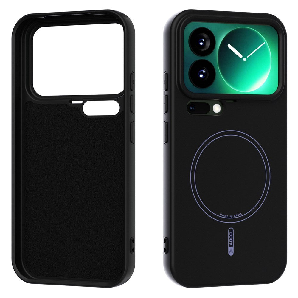 Xiaomi 17 Pro Silicone Case - MagSafe Compatible - Black