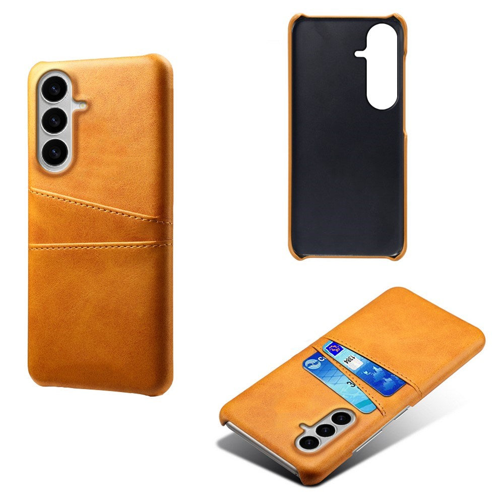 Samsung Galaxy S26 / S26 Pro EIDERWOOD Faux Leather Case with Card Holder - Orange