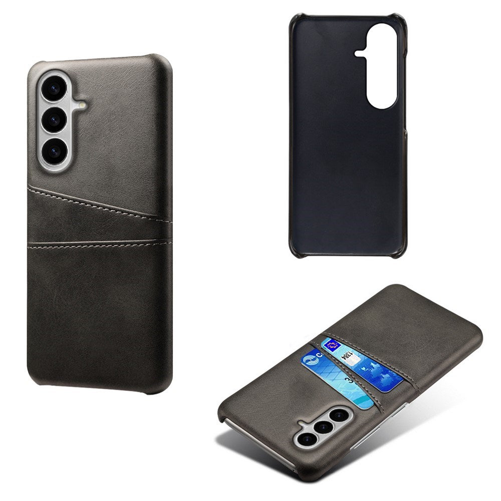 Samsung Galaxy S26 / S26 Pro EIDERWOOD Faux Leather Case with Card Holder - Black