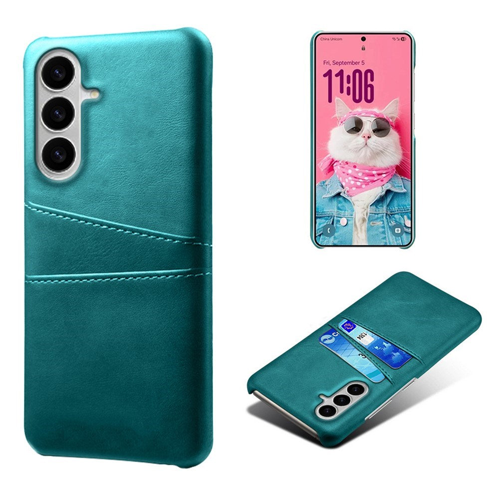 Samsung Galaxy S26 / S26 Pro EIDERWOOD Faux Leather Case with Card Holder - Green