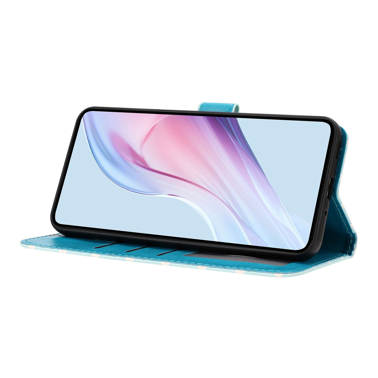 EIDERWOOD Xiaomi 17 Pro Max Faux Leather Flip Case w. Polka Design - Blue