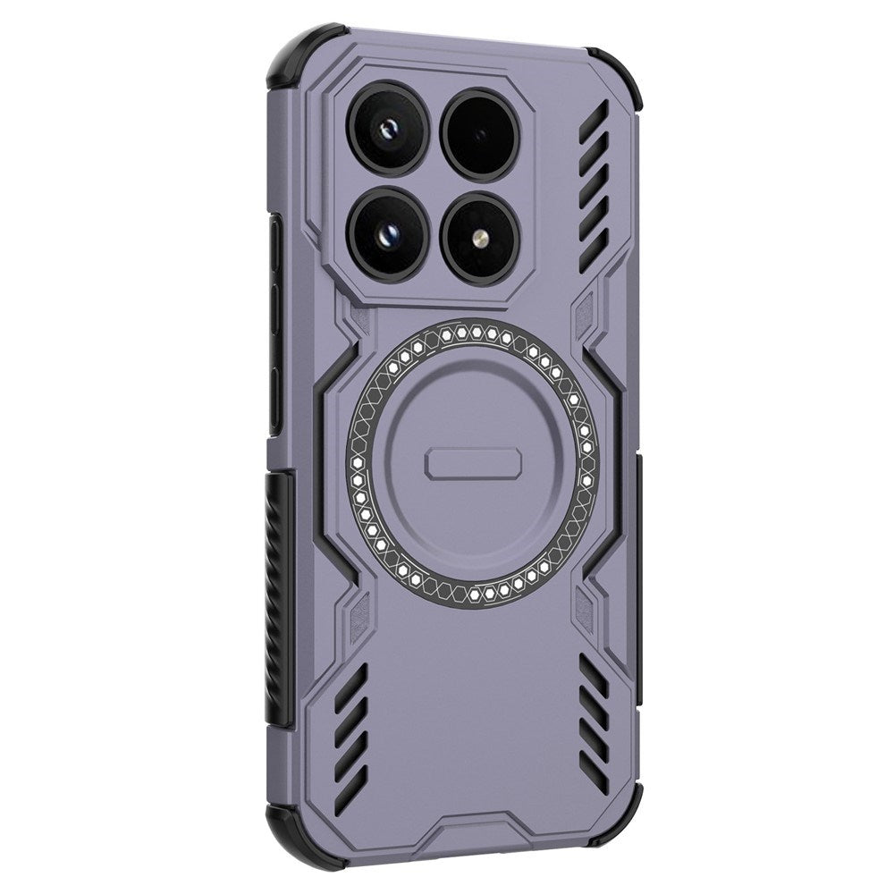 Xiaomi 17 EIDERWOOD Tough Hybrid Case w. Heat Dissipation - Purple