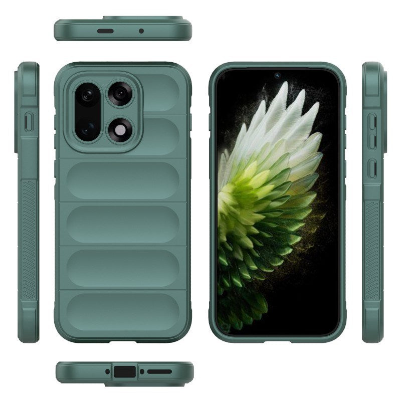 EIDERWOOD OnePlus 15 Tough Case + Tempered Glass Screen Protector - Green