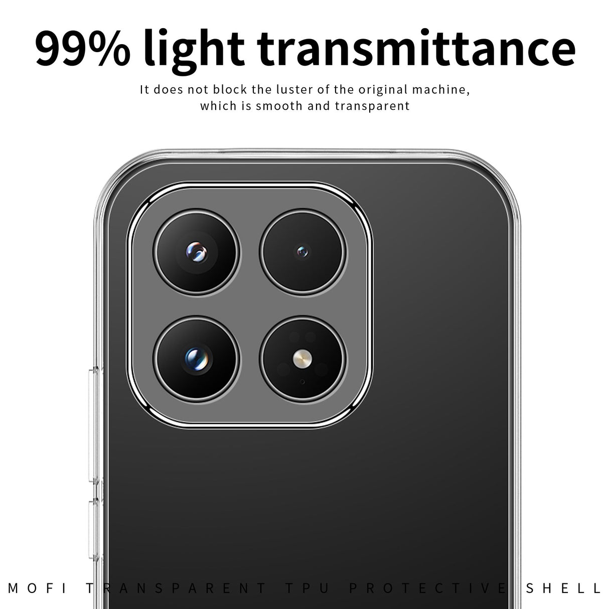 Xiaomi 17 MOFI Slim Plastic Case - Transparent