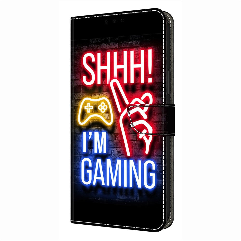 Samsung Galaxy S26 EIDERWOOD Faux Leather Flip Case with Print - Neon