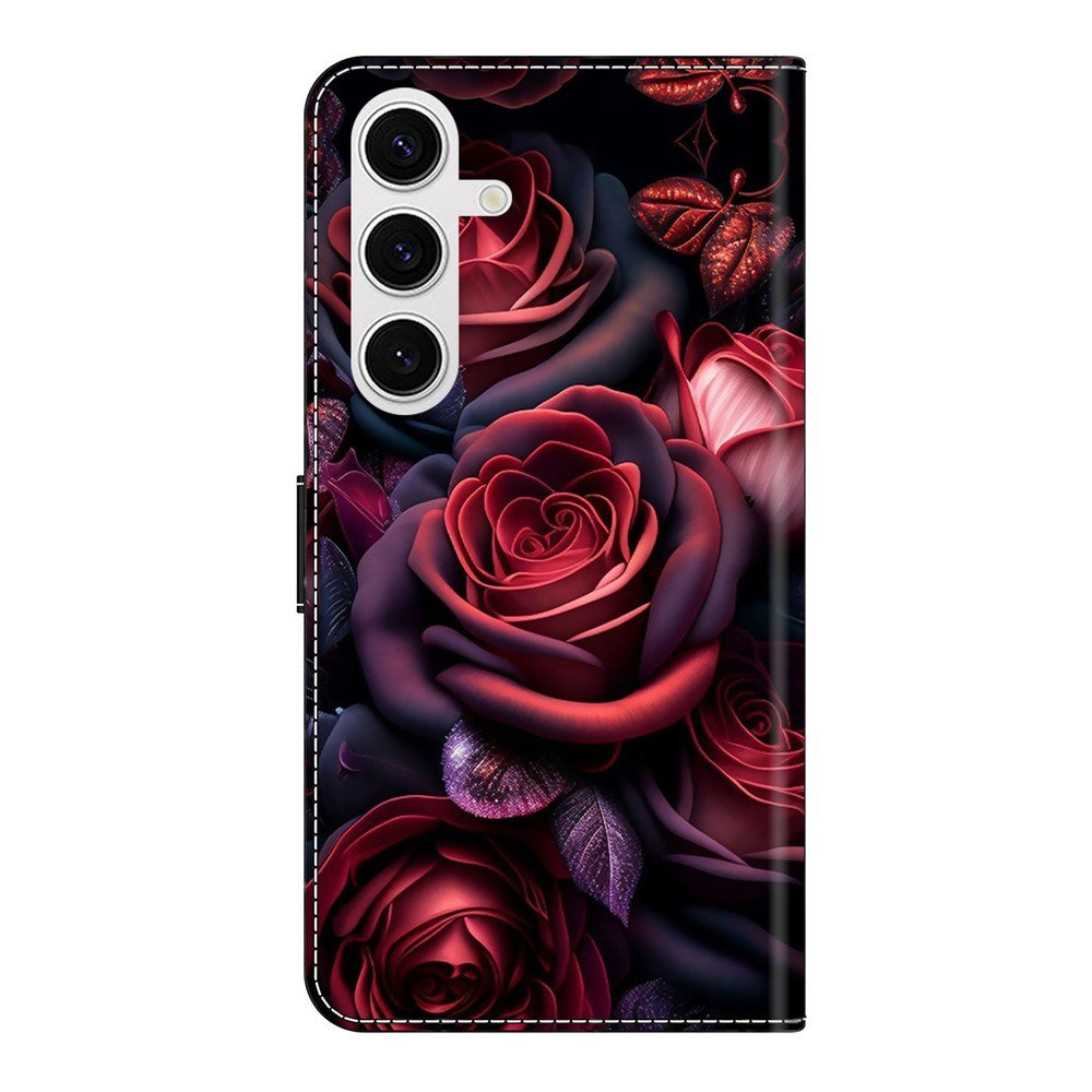 Samsung Galaxy S26 EIDERWOOD Faux Leather Flip Case with Print - Roses