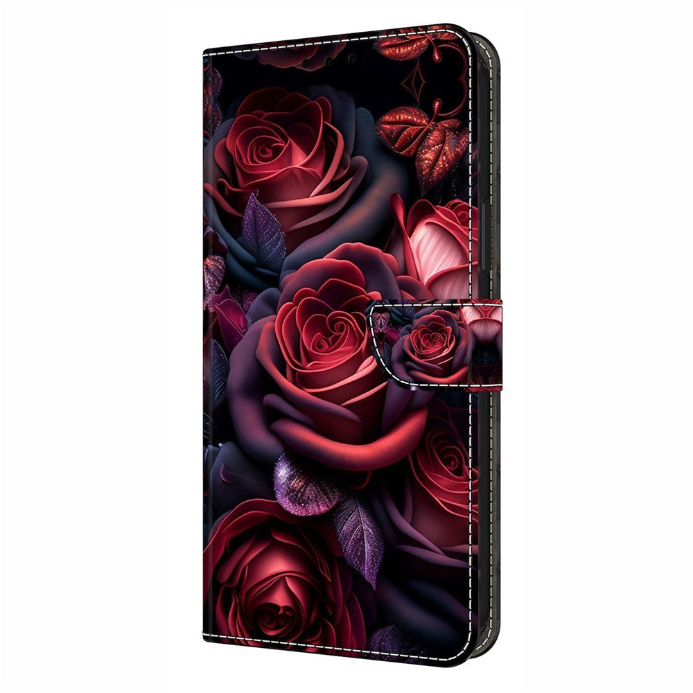 Samsung Galaxy S26+ (Plus) EIDERWOOD Faux Leather Flip Case with Print - Roses