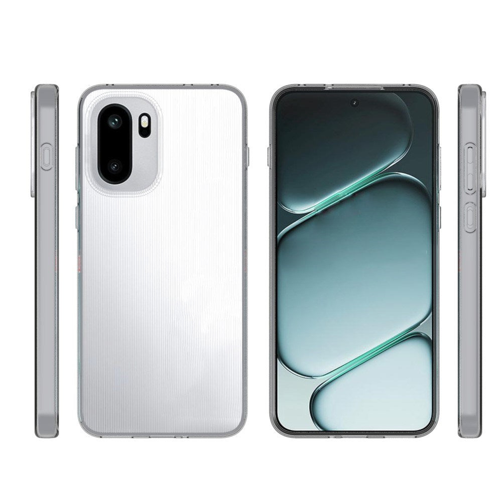 OnePlus 15R EIDERWOOD Flexible Plastic Back Case - Transparent