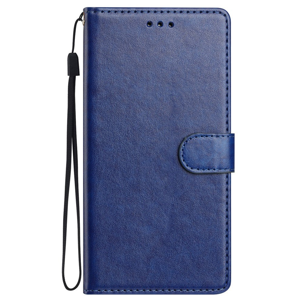 Samsung Galaxy A27 EIDERWOOD Faux Leather Flip Case with Strap - Blue
