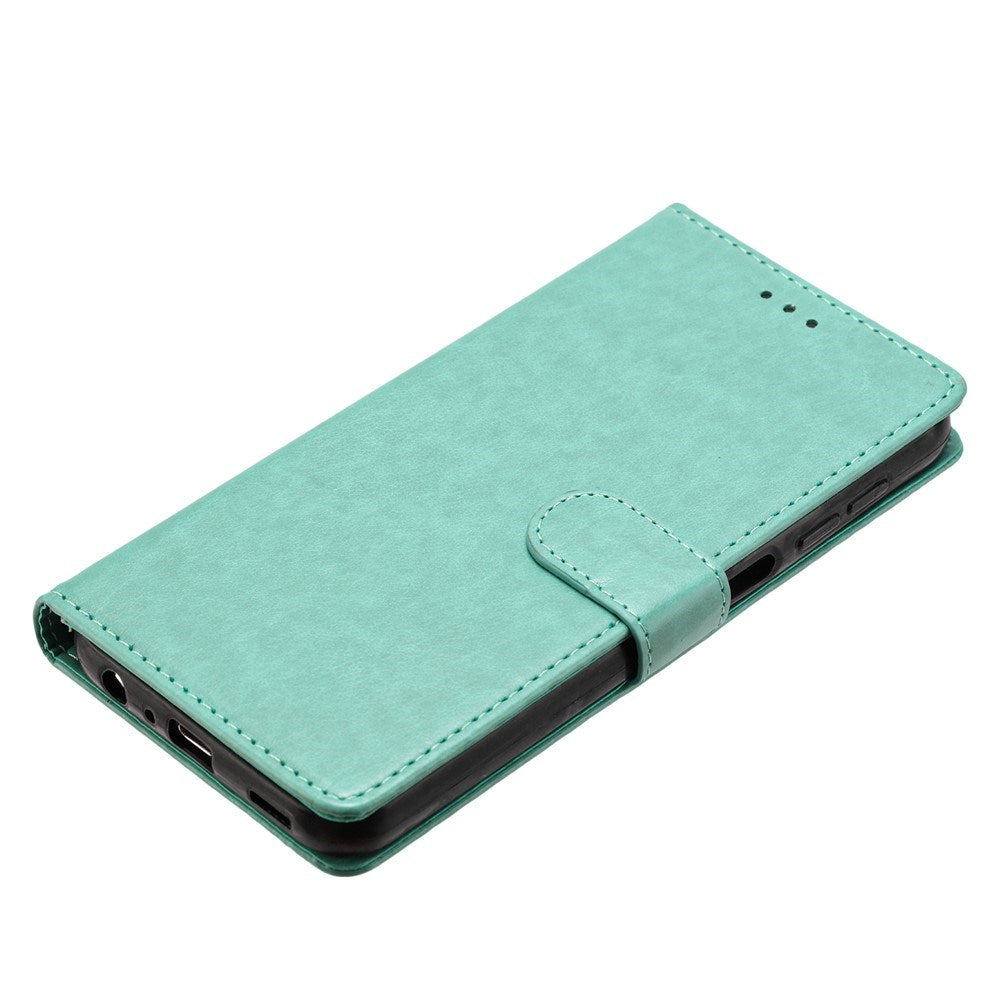 Samsung Galaxy A27 EIDERWOOD Faux Leather Flip Case with Strap - Green