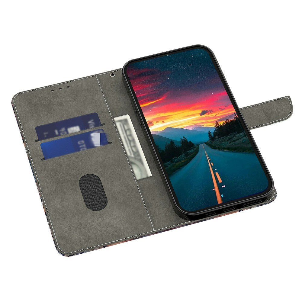Samsung Galaxy A37 EIDERWOOD Flip Case with Card Holder & Stand Function - Cat & Tiger