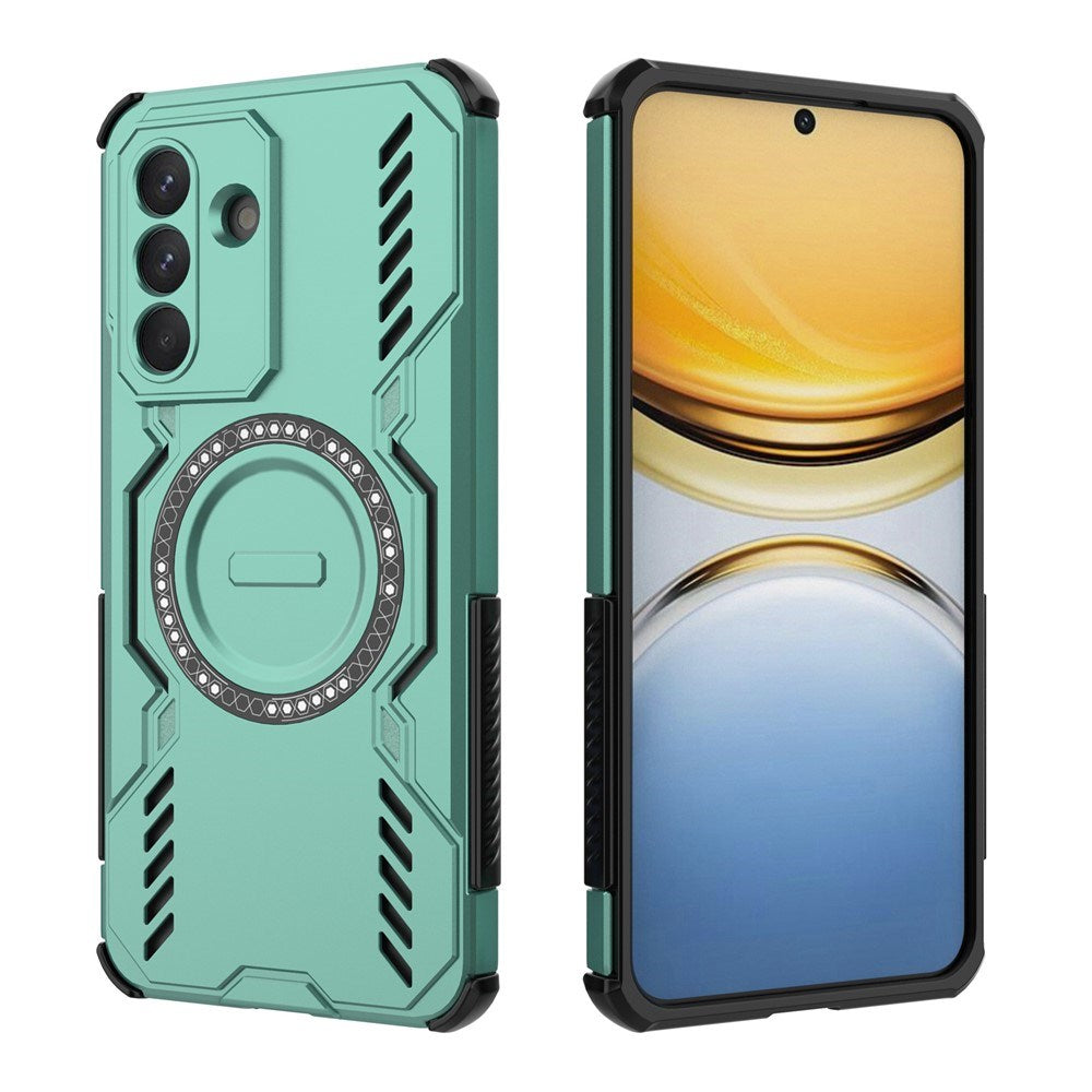 EIDERWOOD Samsung Galaxy A57 Craftsman Case with Heat Dissipation - MagSafe Compatible - Green