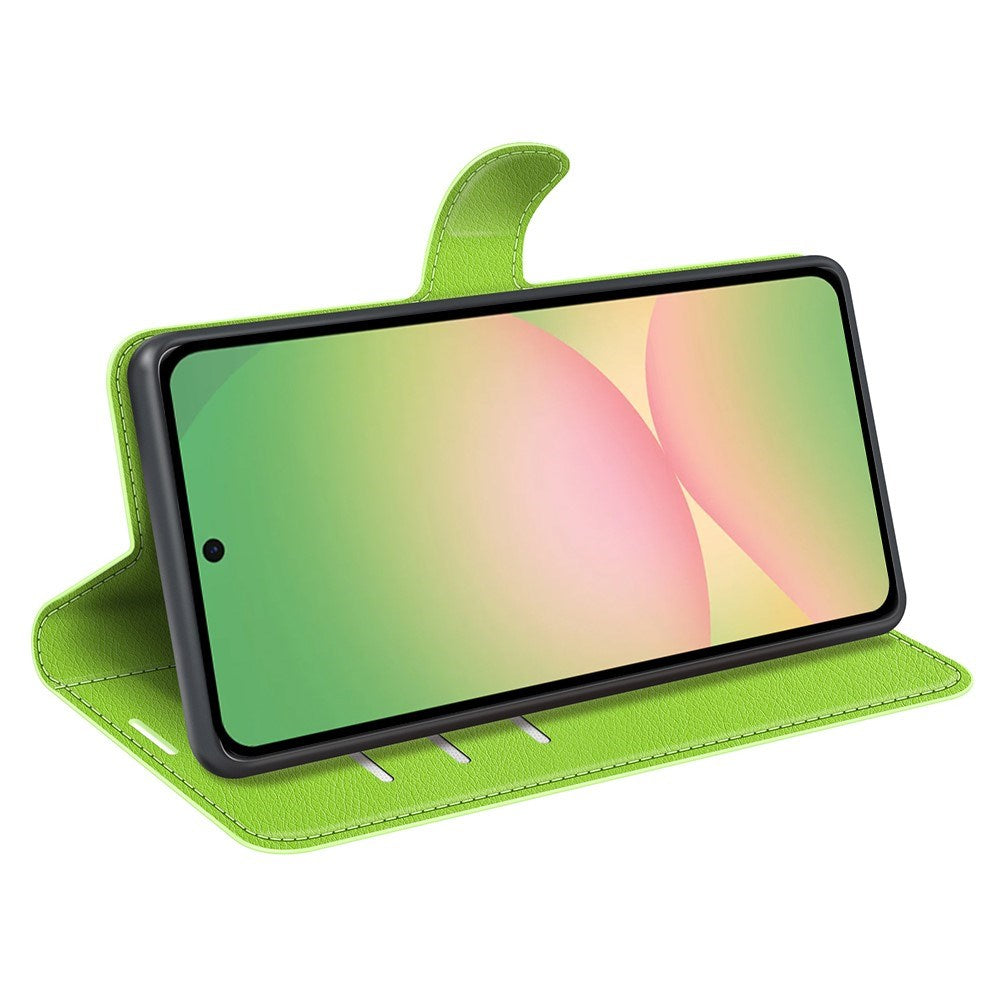 EIDERWOOD Samsung Galaxy A57 Faux Leather Flip Case with Cardholder & Stand Function - Green