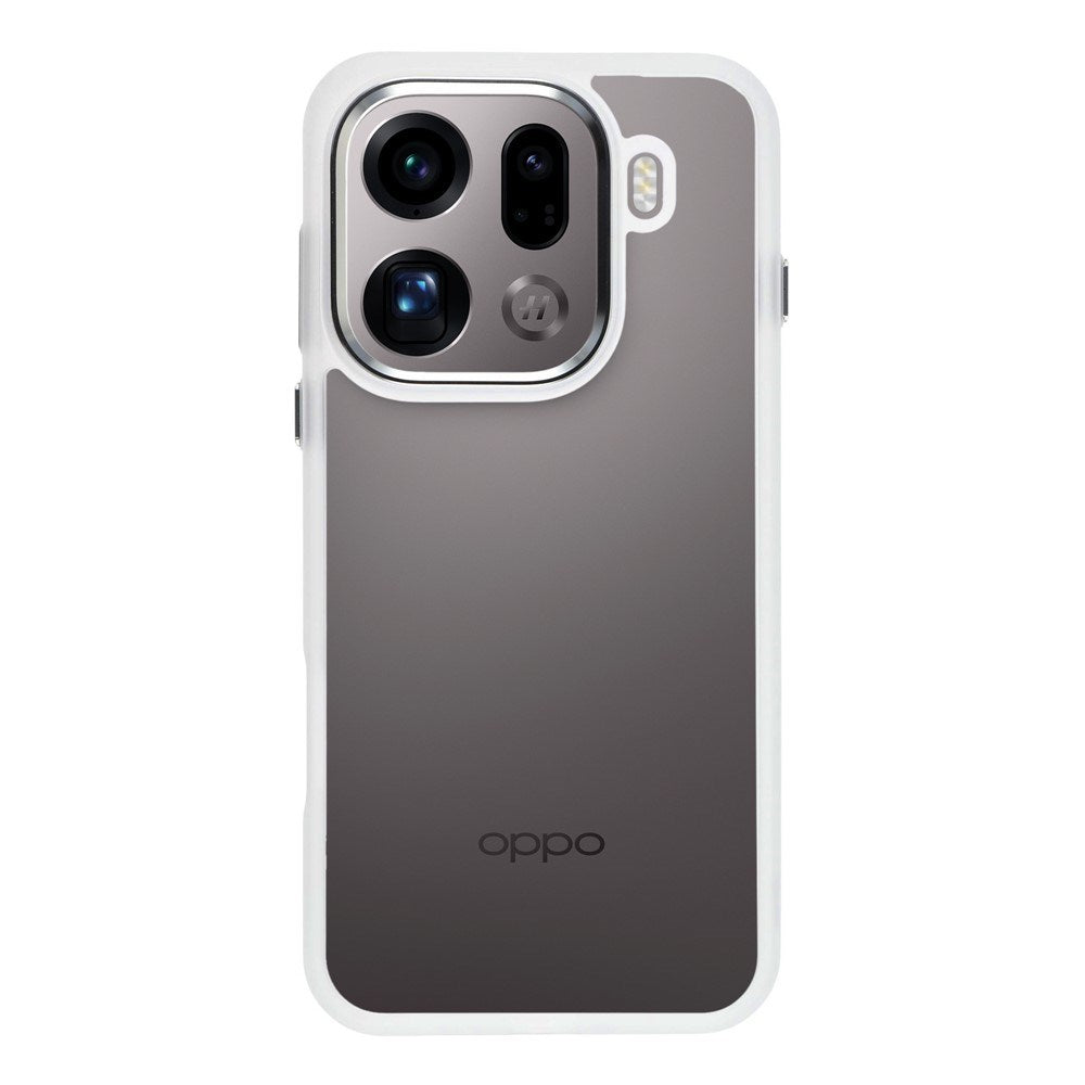 OPPO Find X9 Pro EIDERWOOD Hybrid Case - Transparent / White