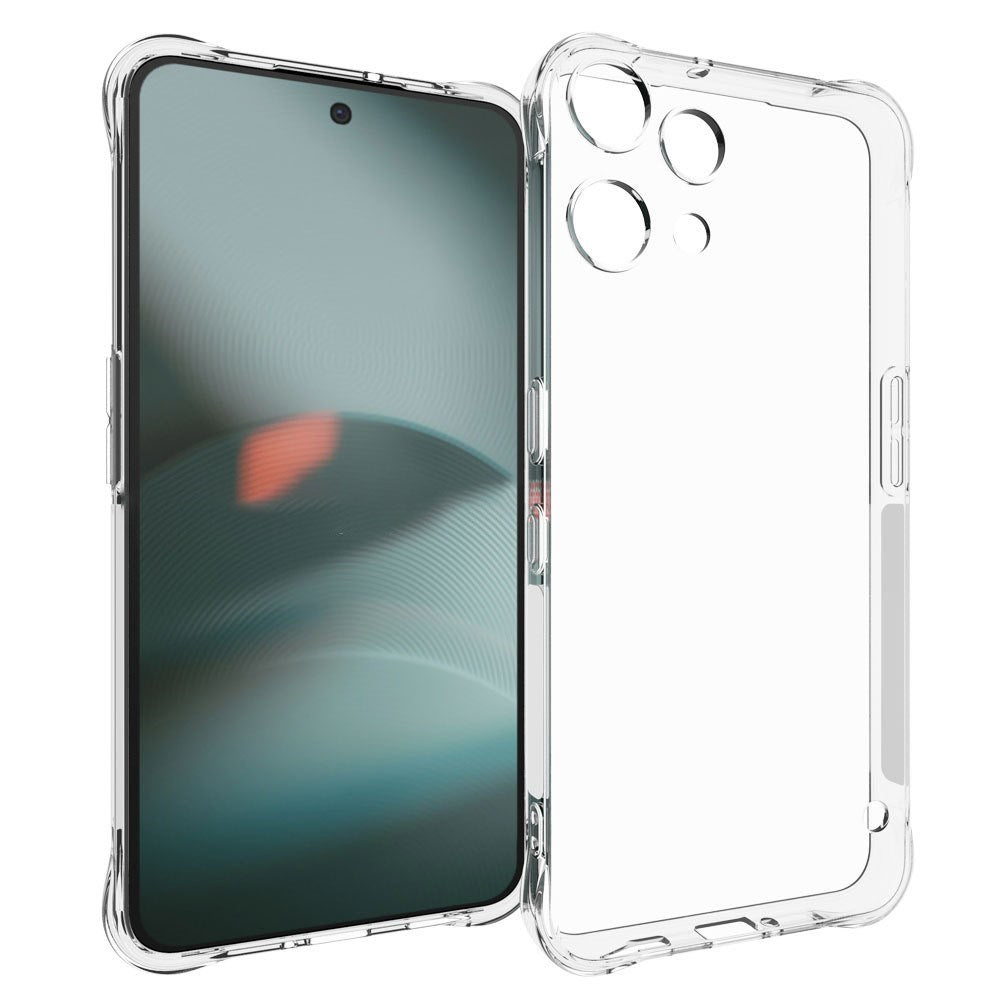 Nothing Phone (3a) Lite EIDERWOOD Flexible Plastic Case with Shock Absorbing Corners - Transparent