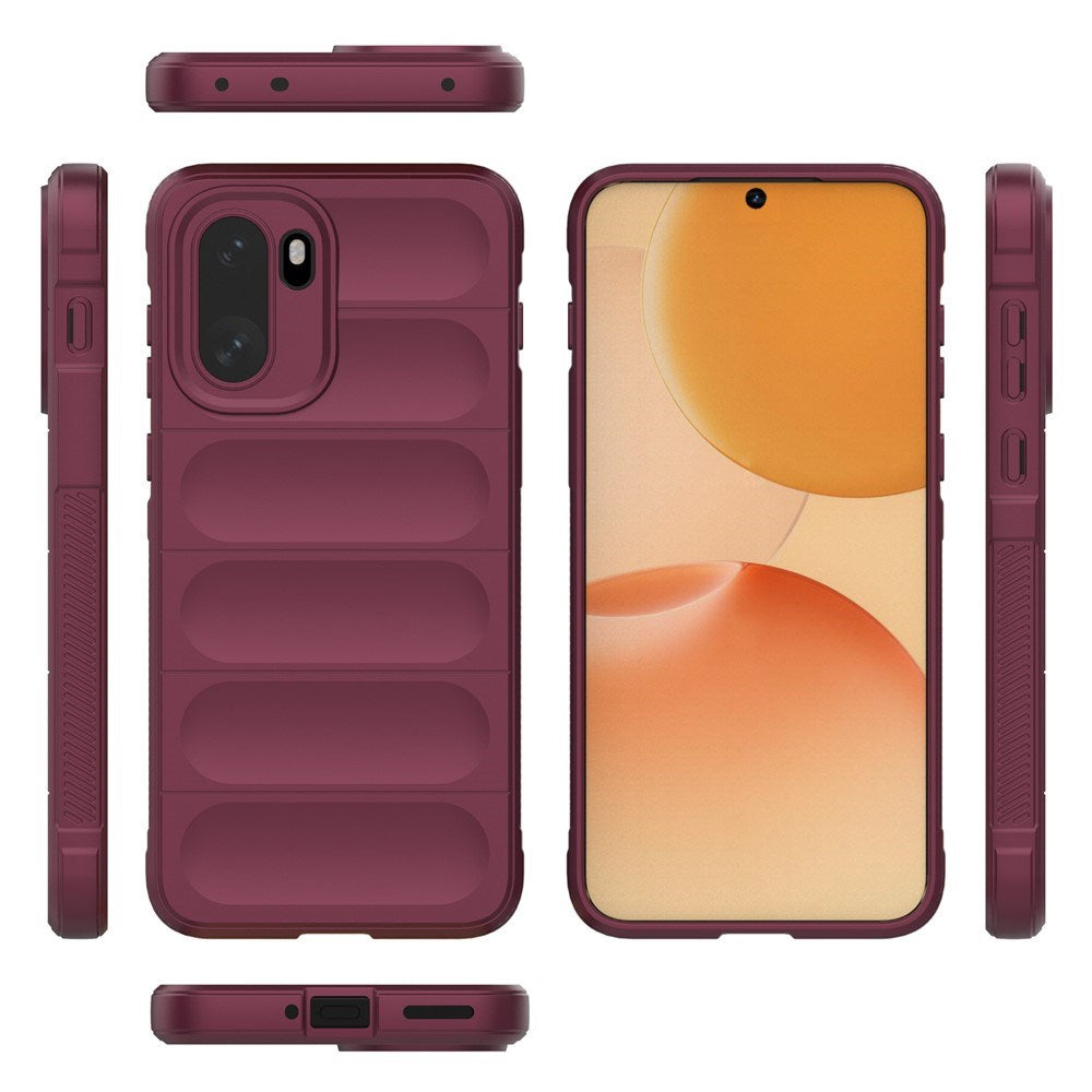 EIDERWOOD OnePlus 15R Flexible Plastic Case - Dark Red