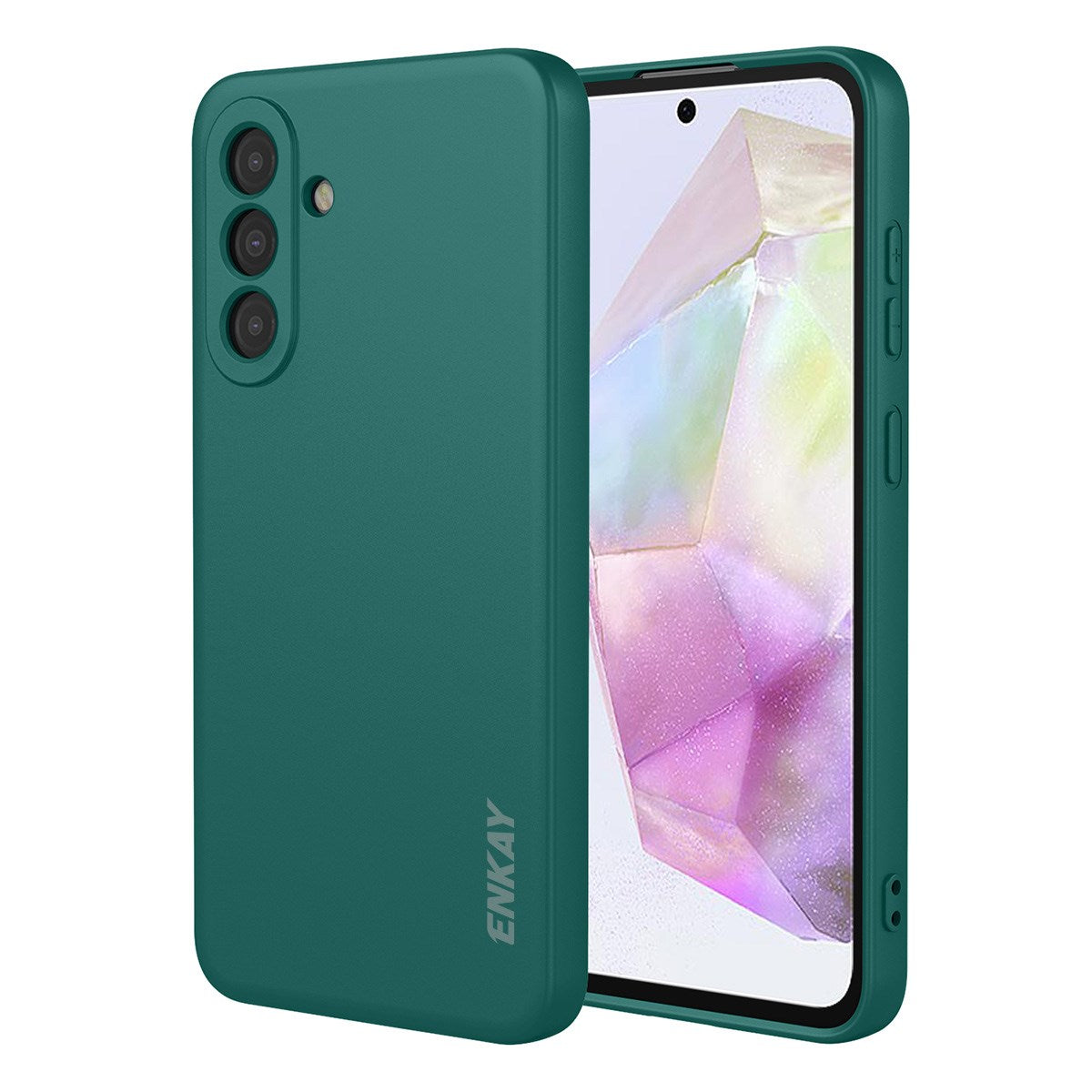 Samsung Galaxy A37 ENKAY Silicone Case - Green