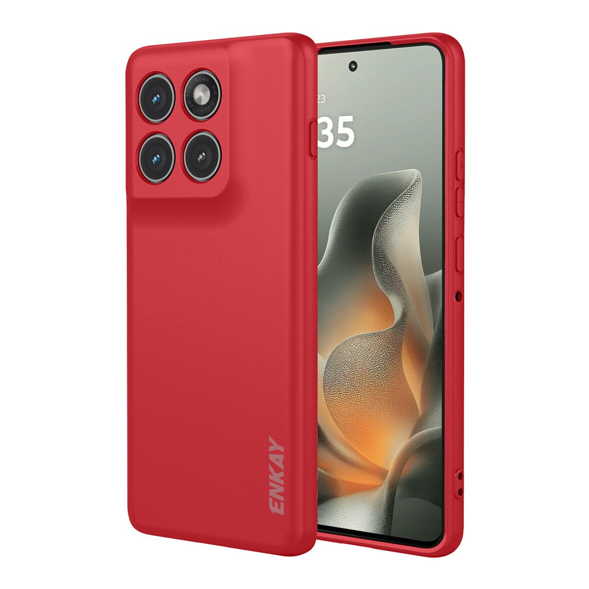 Motorola Edge 70 ENKAY Silicone Case - Red