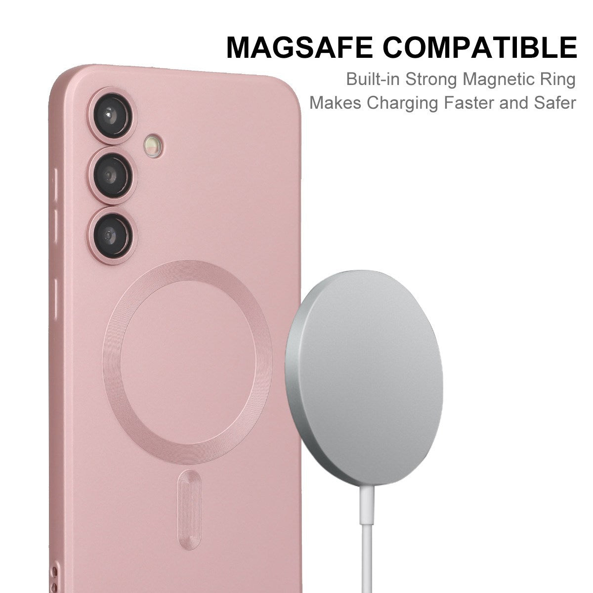 Samsung Galaxy A37 ENKAY Flexible Plastic Case - MagSafe Compatible - Purple