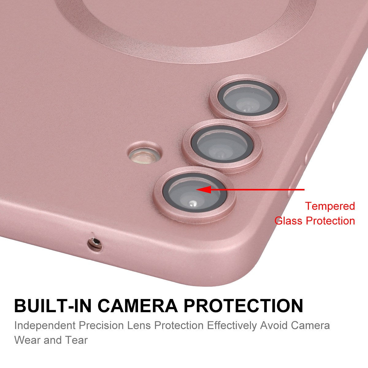 Samsung Galaxy A57 ENKAY Flexible Plastic Case - MagSafe Compatible - Pink