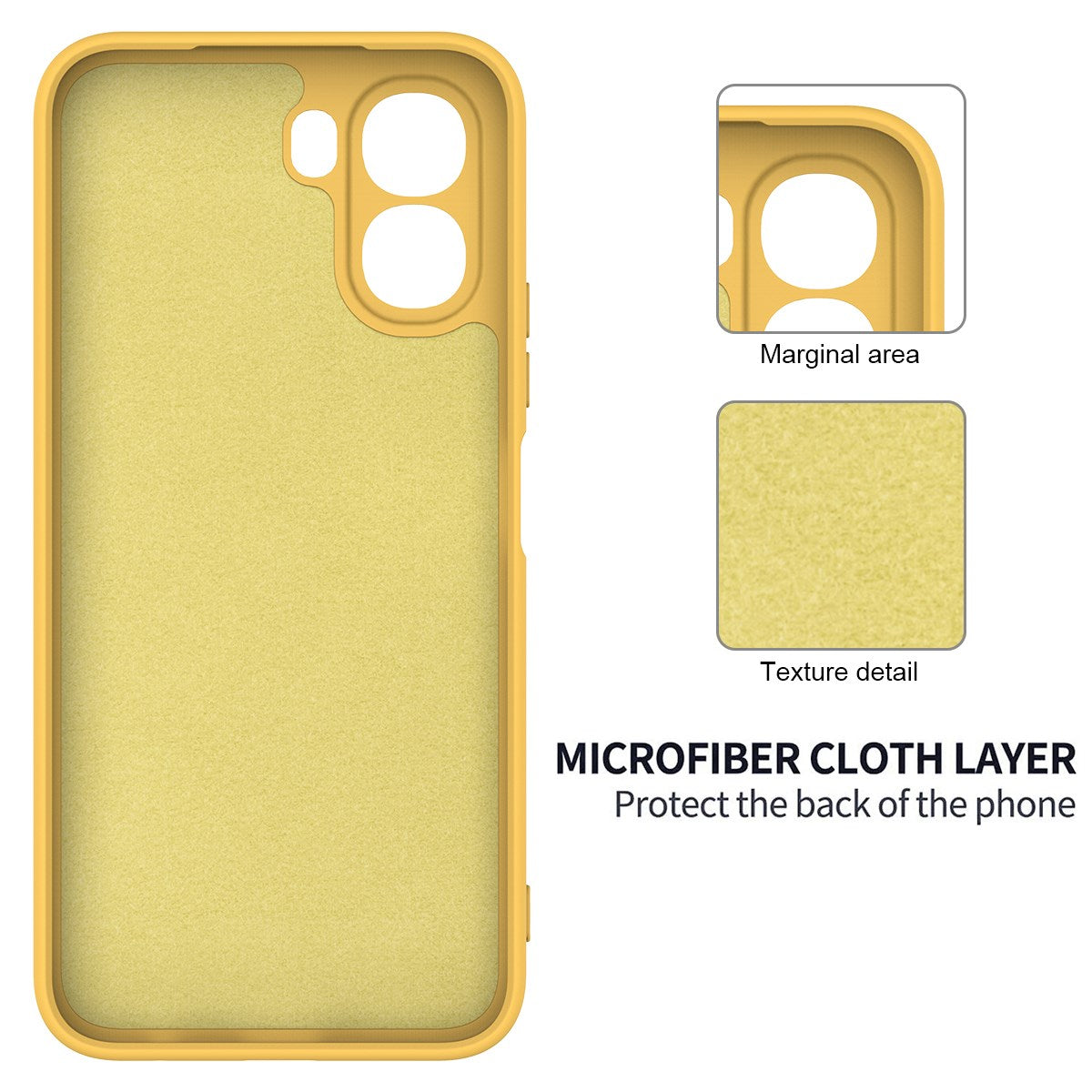 OPPO A6x EIDERWOOD Silicone Case with Strap - Yellow