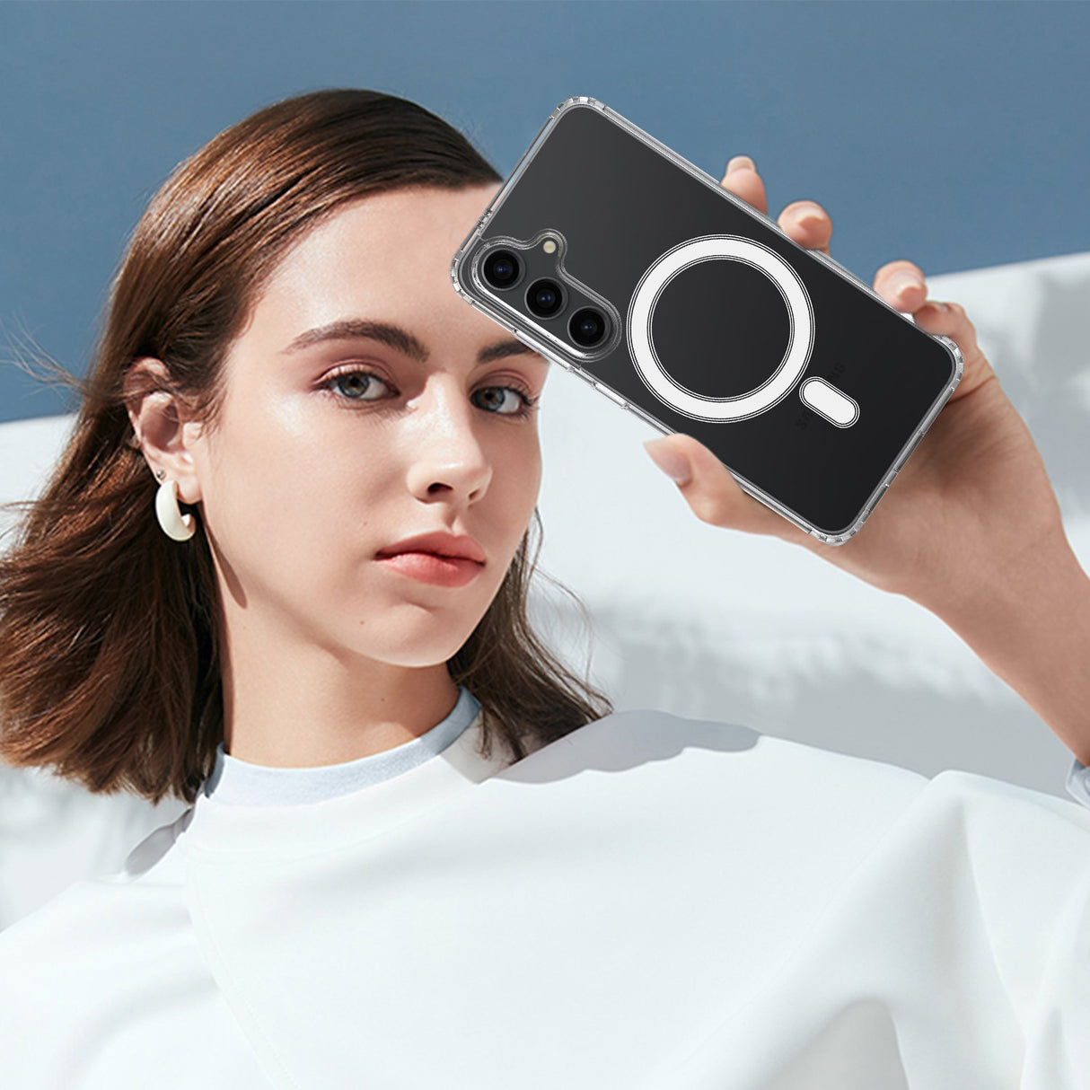 Samsung Galaxy A57 EIDERWOOD Hybrid Case - MagSafe Compatible - Transparent