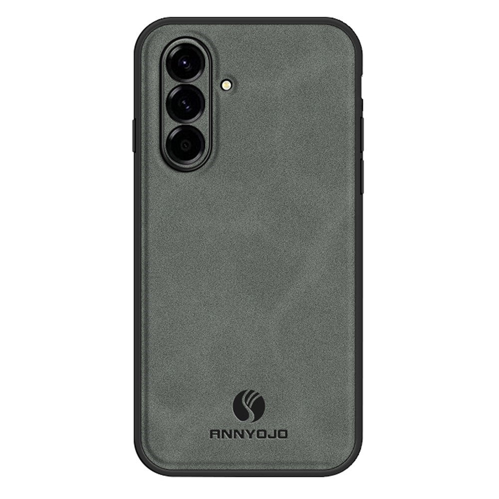 Samsung Galaxy A27 EIDERWOOD Hybrid Case with Faux Leather - Grey