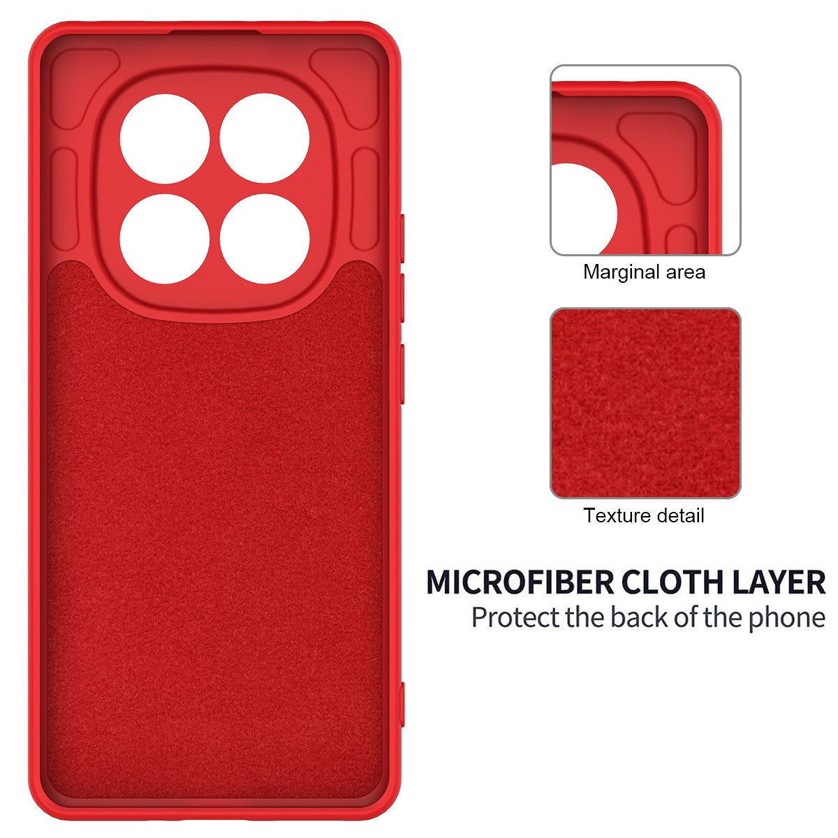 Xiaomi Redmi Note 15 Pro (5G) EIDERWOOD Silicone Case with Strap - Red