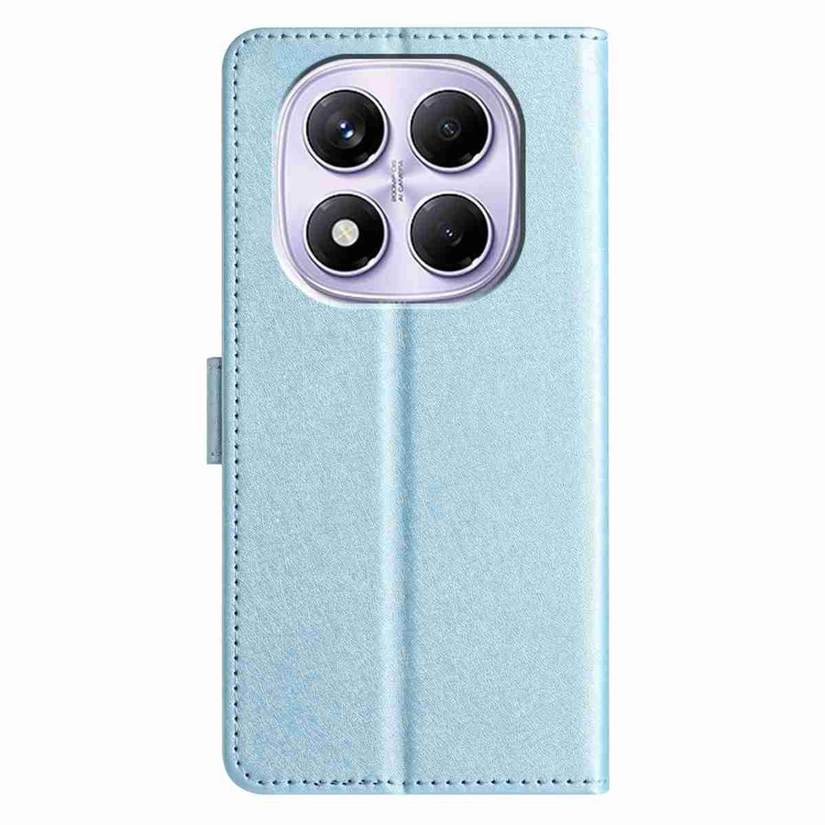 Xiaomi Redmi Note 15 (5G) / Poco M8 (5G) EIDERWOOD Faux Leather Flip Case with Strap – Blue