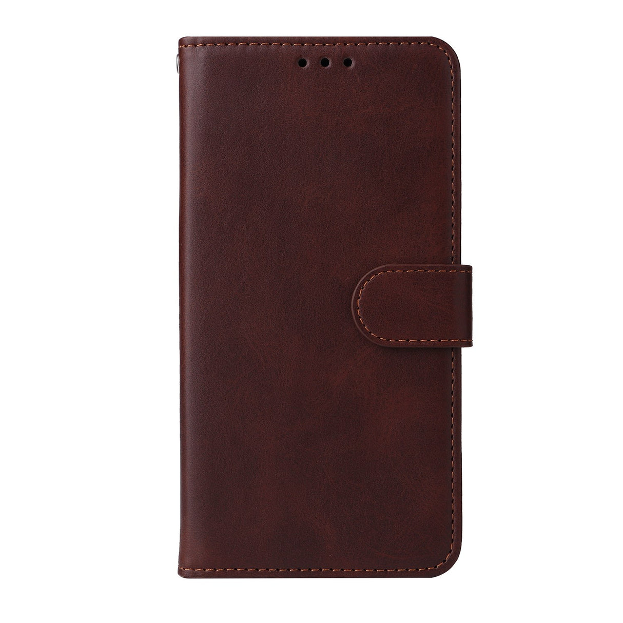 Realme 16 Pro EIDERWOOD Faux Leather Flip Case with Strap - Brown
